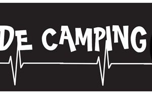 Autocollant pare-chocs Vivre de camping