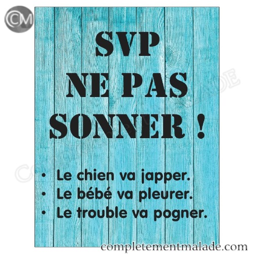 Aimant lave vaisselle propre ou sale CHIENS - Complètement MALADE