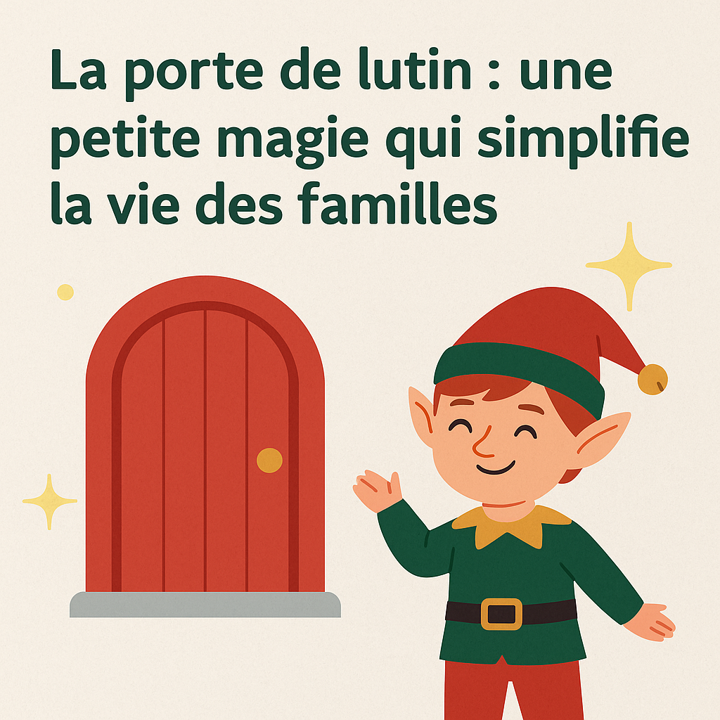 porte de lutin pratique pour familles séparées à Noël