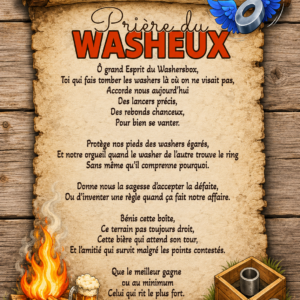Aimant Prière du Washeux